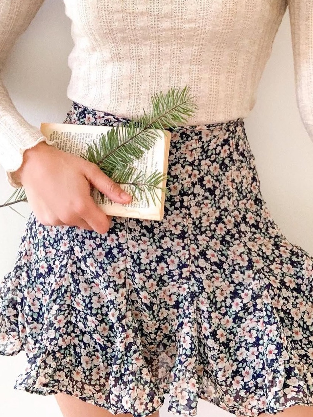 Breath of Youth - Petals in Teacup Skirt - Medium